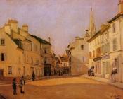 阿尔弗莱德 西斯莱 : Square in Argenteuil, Rue de la Chaussee